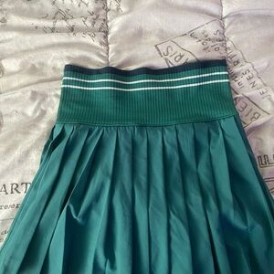 Avia Teal Pleated Mini Skirt